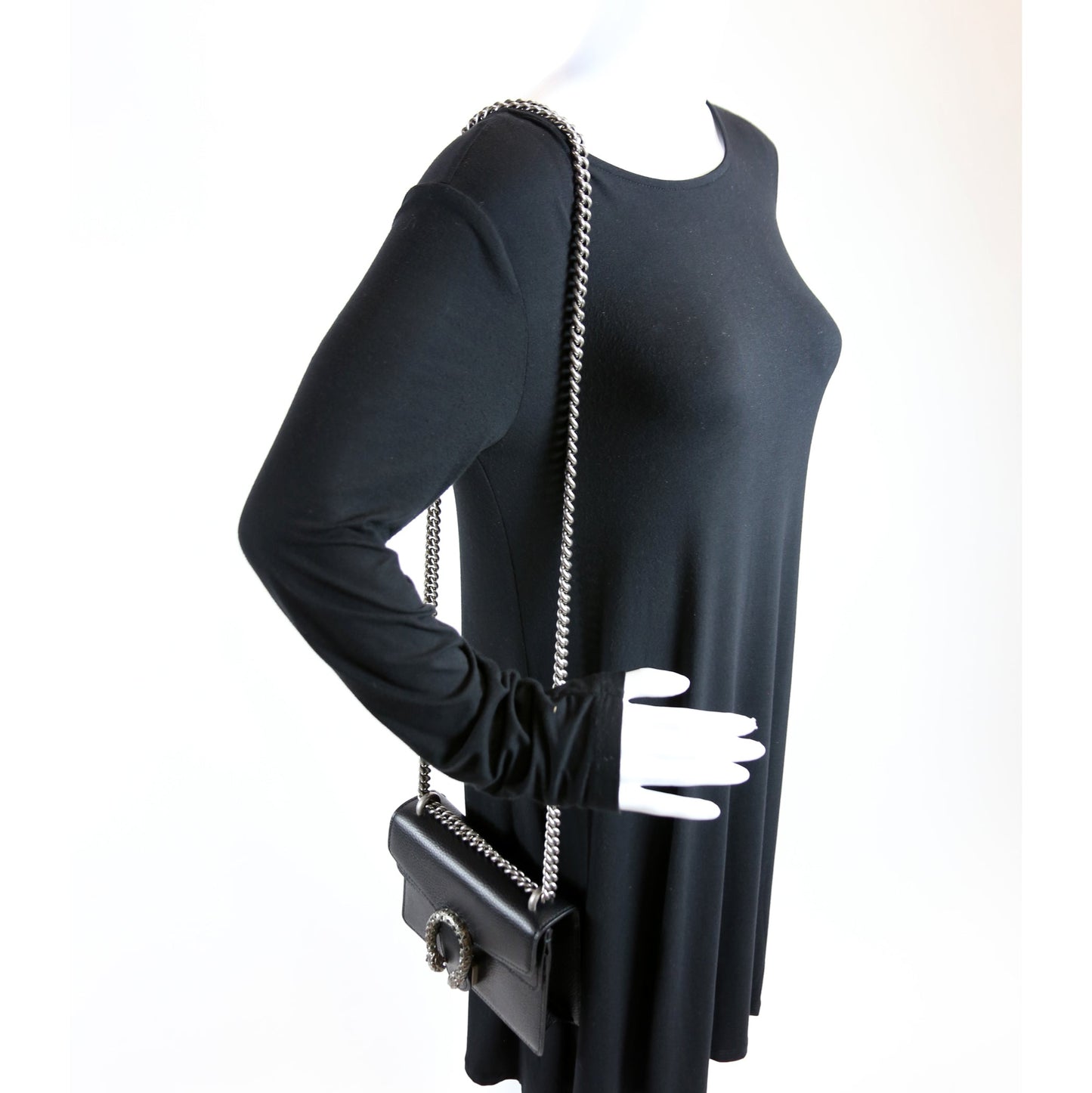 421970 Dionysus Leather Shoulder Mini