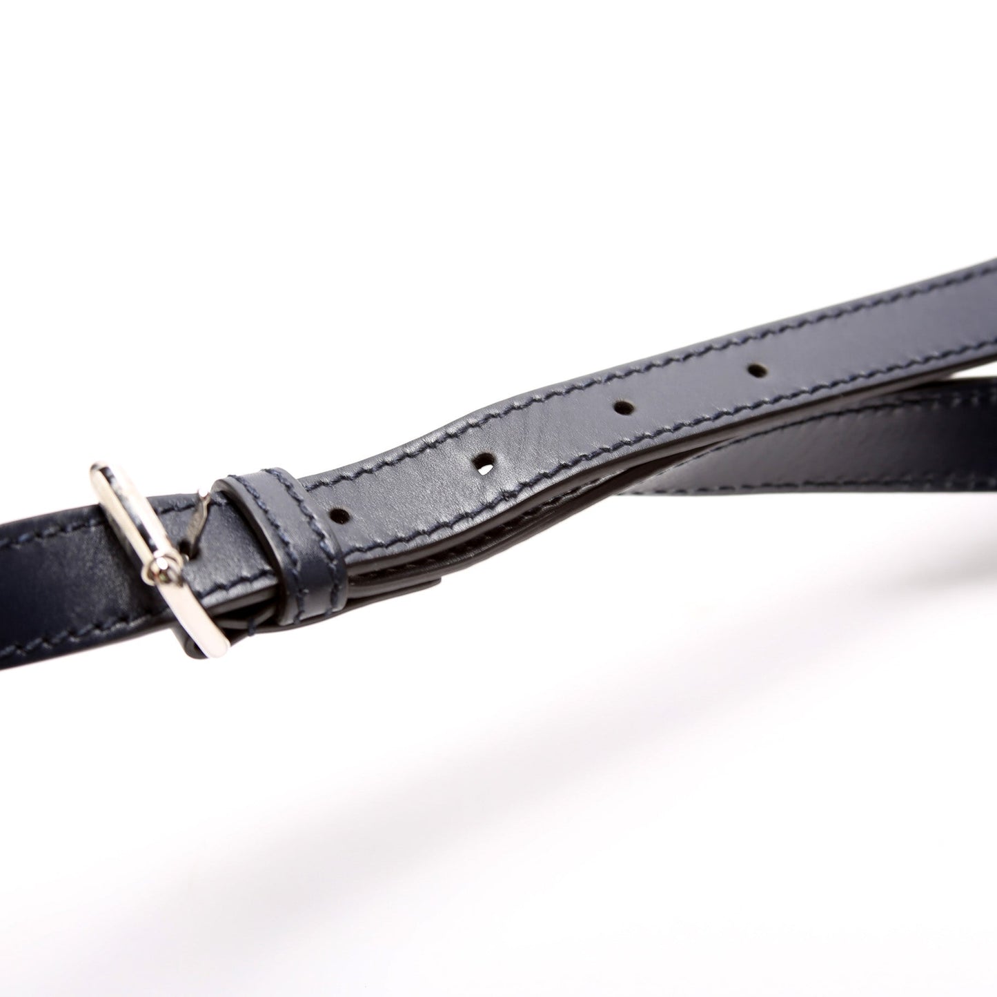 450953 GG Leather Double Zip Messenger