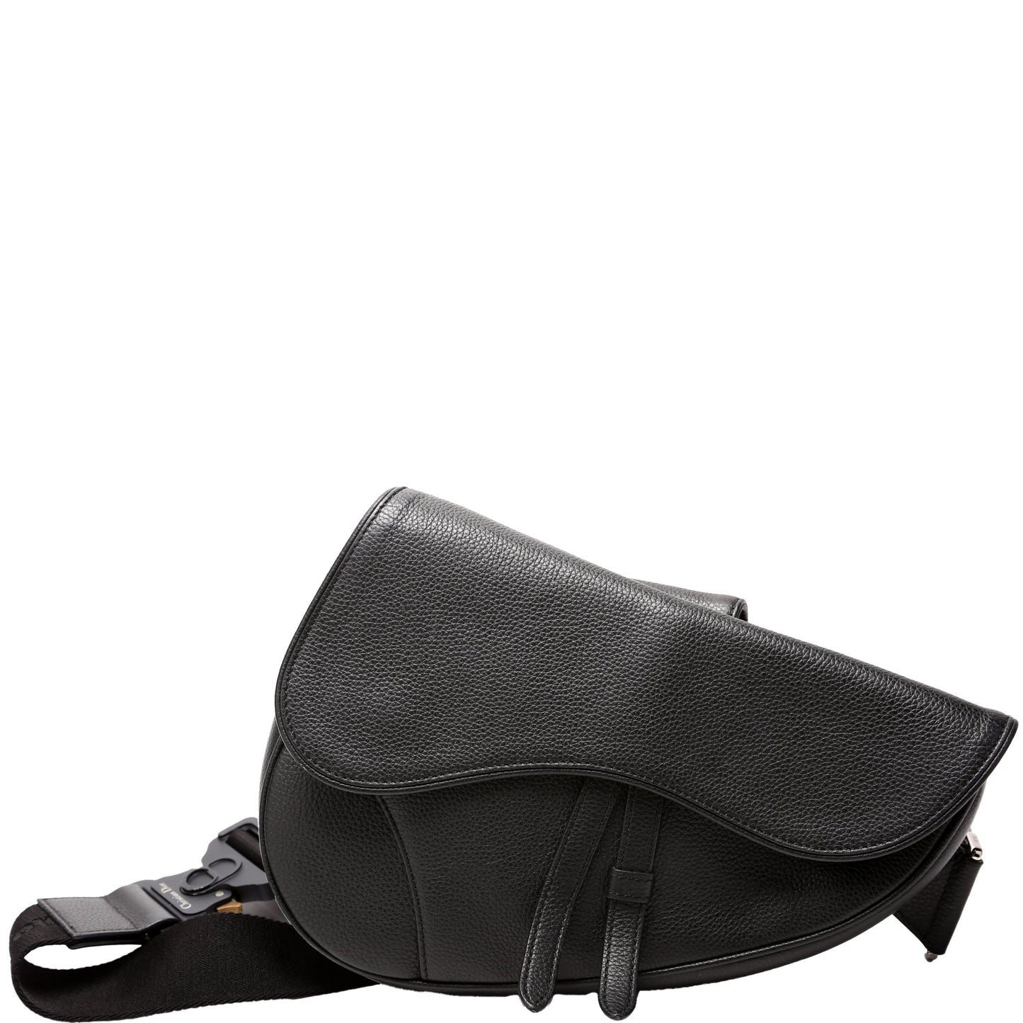 Saddle Crossbody Leather Black