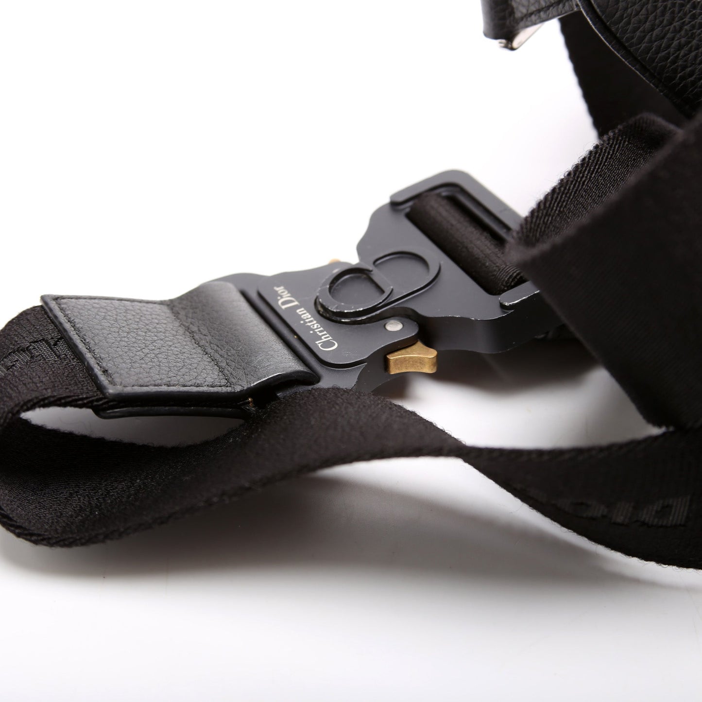 Saddle Crossbody Leather Black
