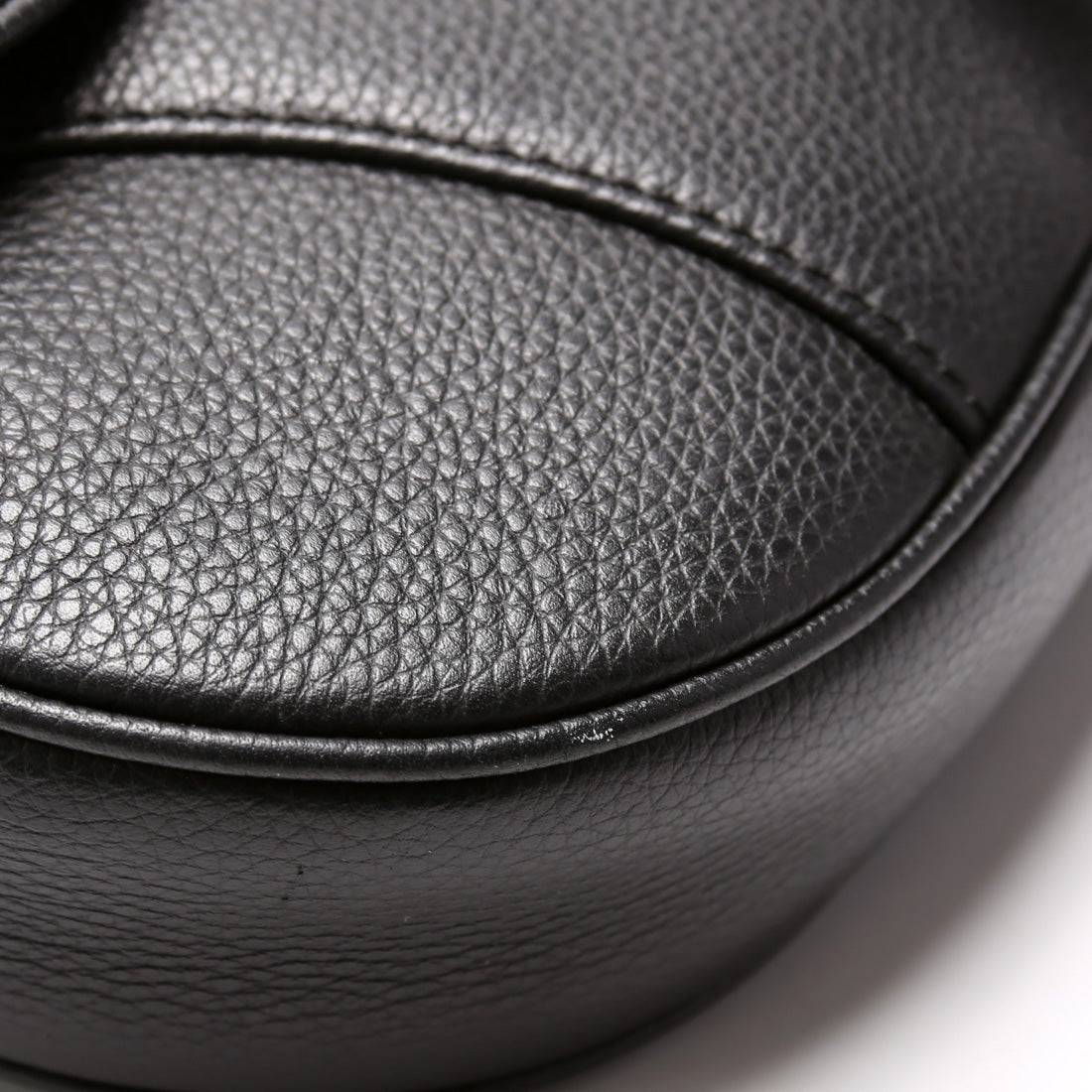 Saddle Crossbody Leather Black