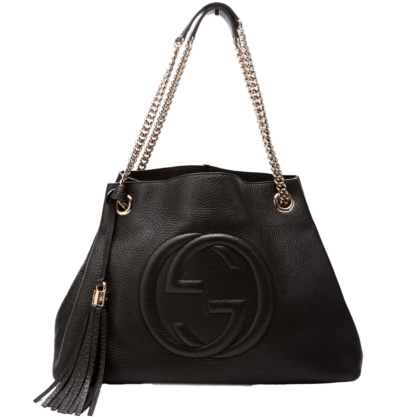 308982 Soho Leather Shoulder Medium