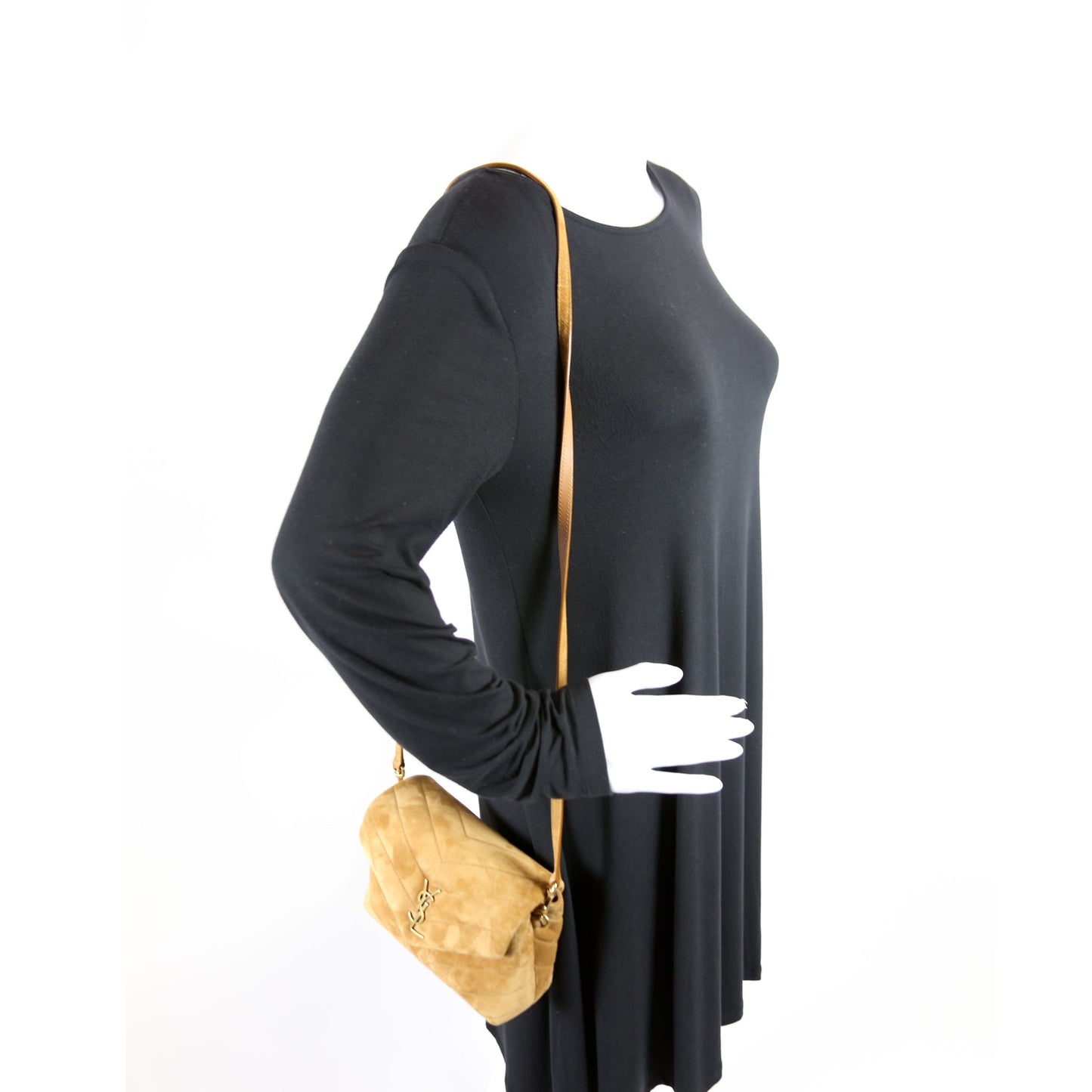 LouLou Suede Satchel Toy Crossbody 678401