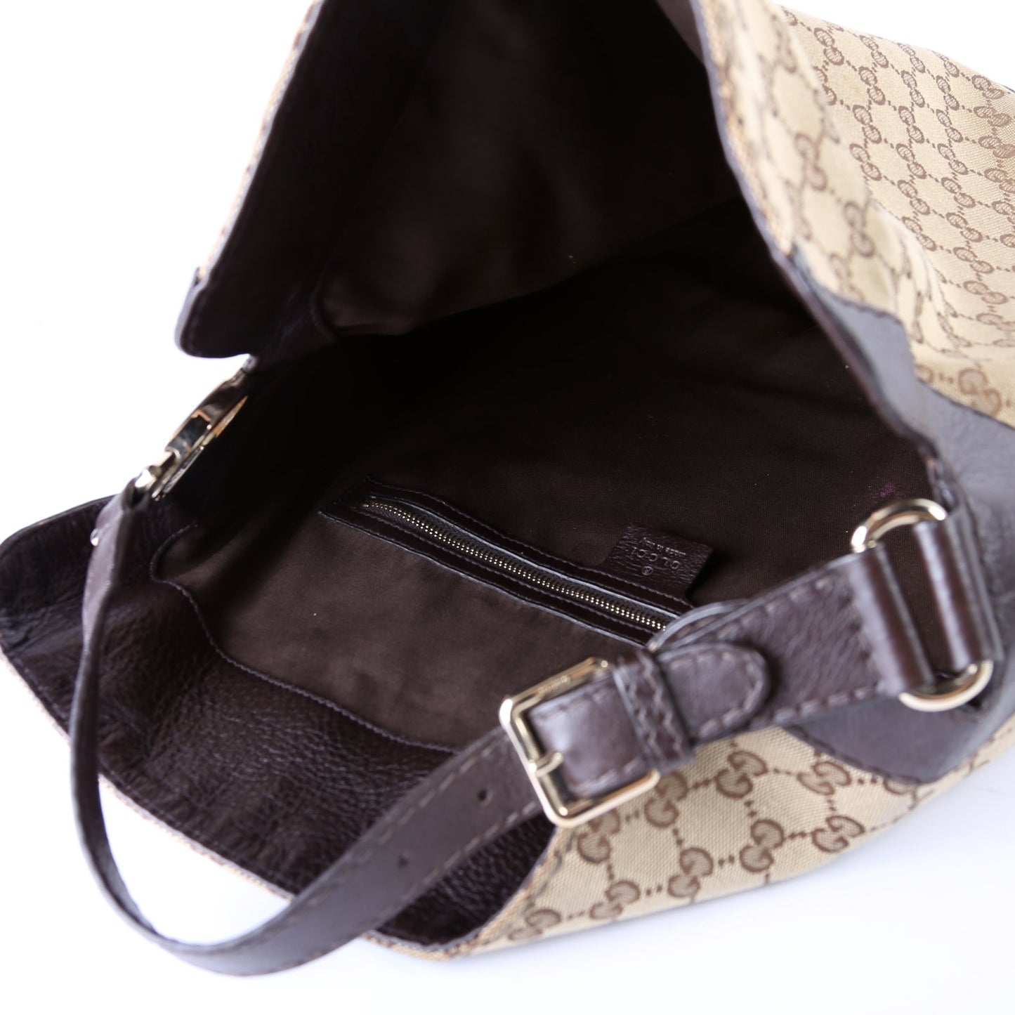 203506 GG Canvas Charlotte Medium Hobo