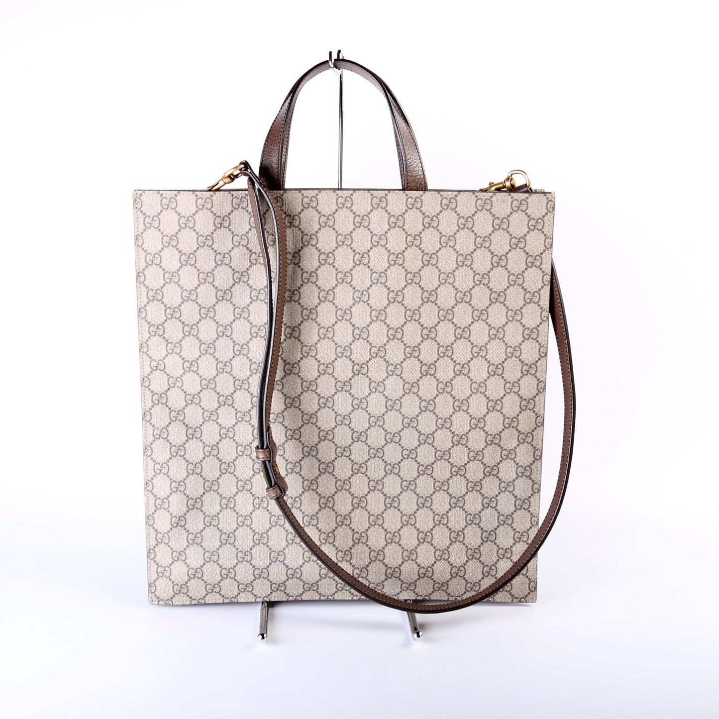 450950 Soft GG Supreme Embroidered Vertical Tote