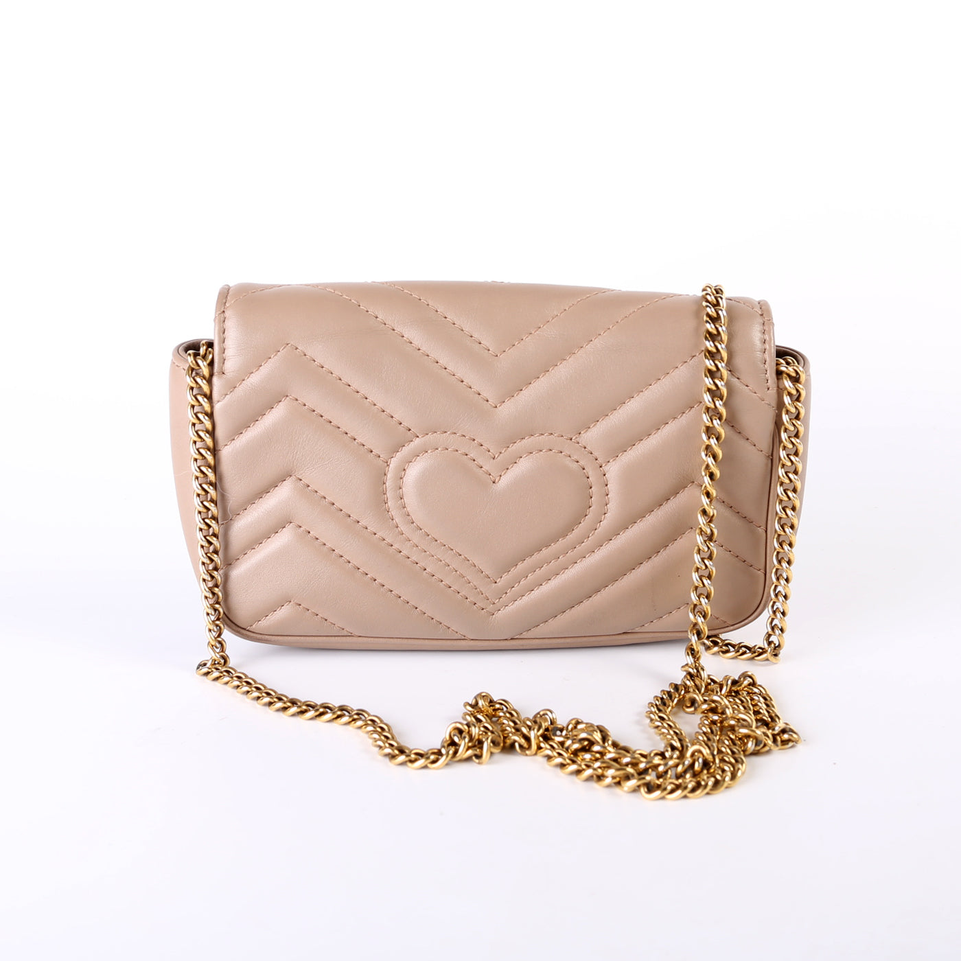 476433 Marmont Torchon Leather Super Mini Flap