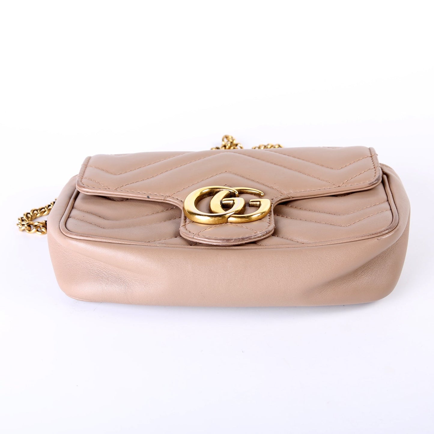 476433 Marmont Torchon Leather Super Mini Flap