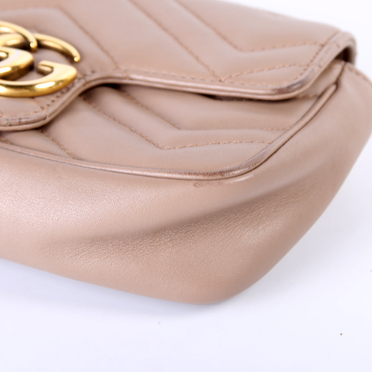 476433 Marmont Torchon Leather Super Mini Flap
