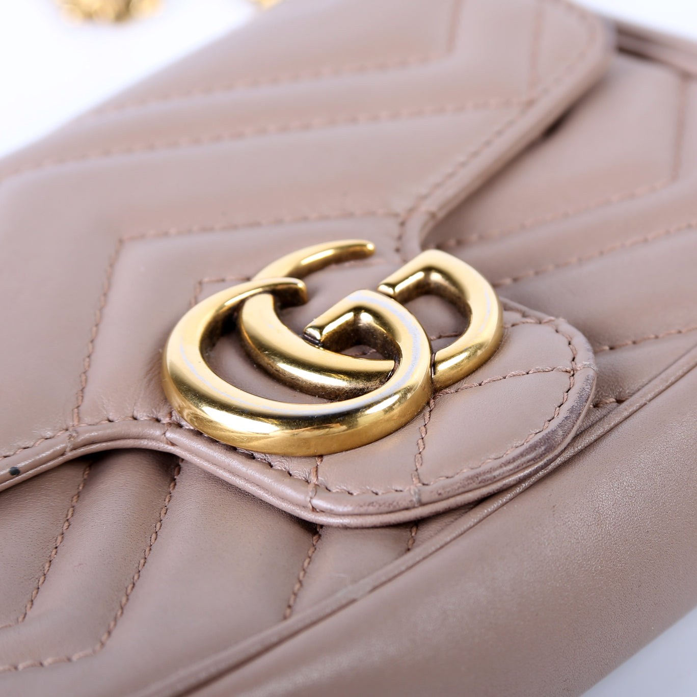 476433 Marmont Torchon Leather Super Mini Flap