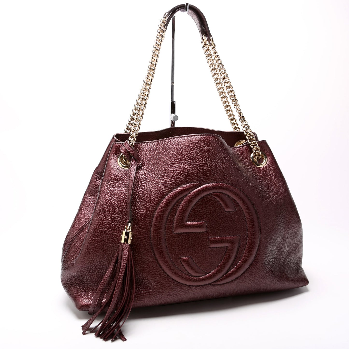 308982 Soho Leather Shoulder Medium