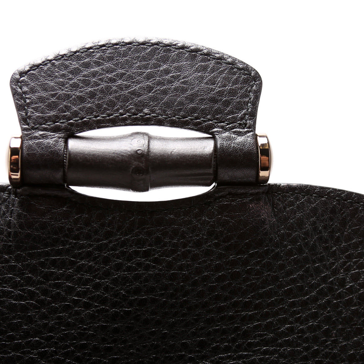 347104 Calfskin Bamboo Nouveau Shoulder Bag Small