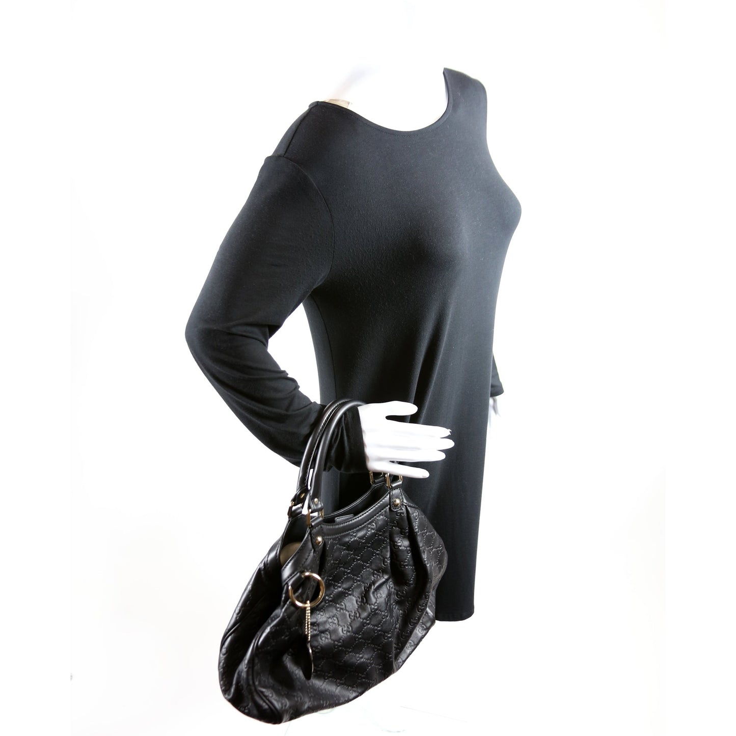 211944 Sukey GG Leather Medium