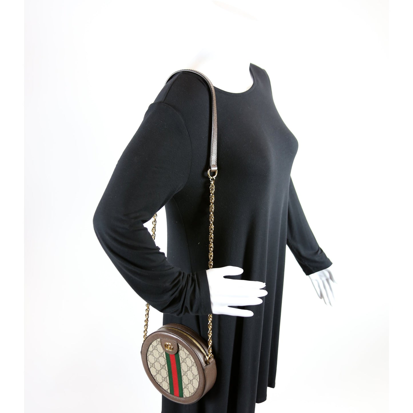 Ophidia Round Small Crossbody 550618