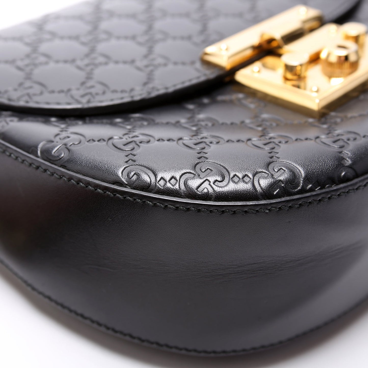 453189 Padlock Guccissima Medium Messenger