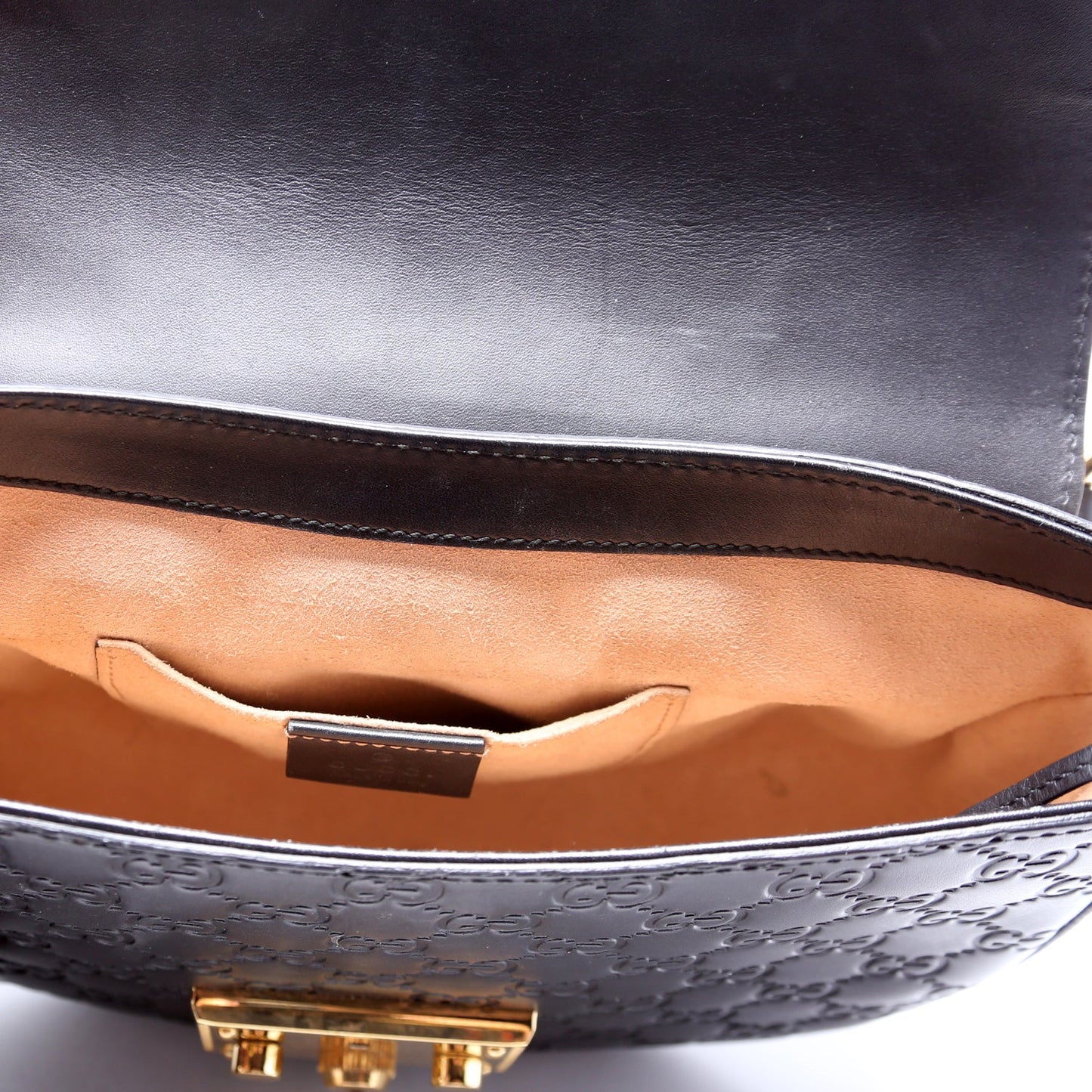 453189 Padlock Guccissima Medium Messenger