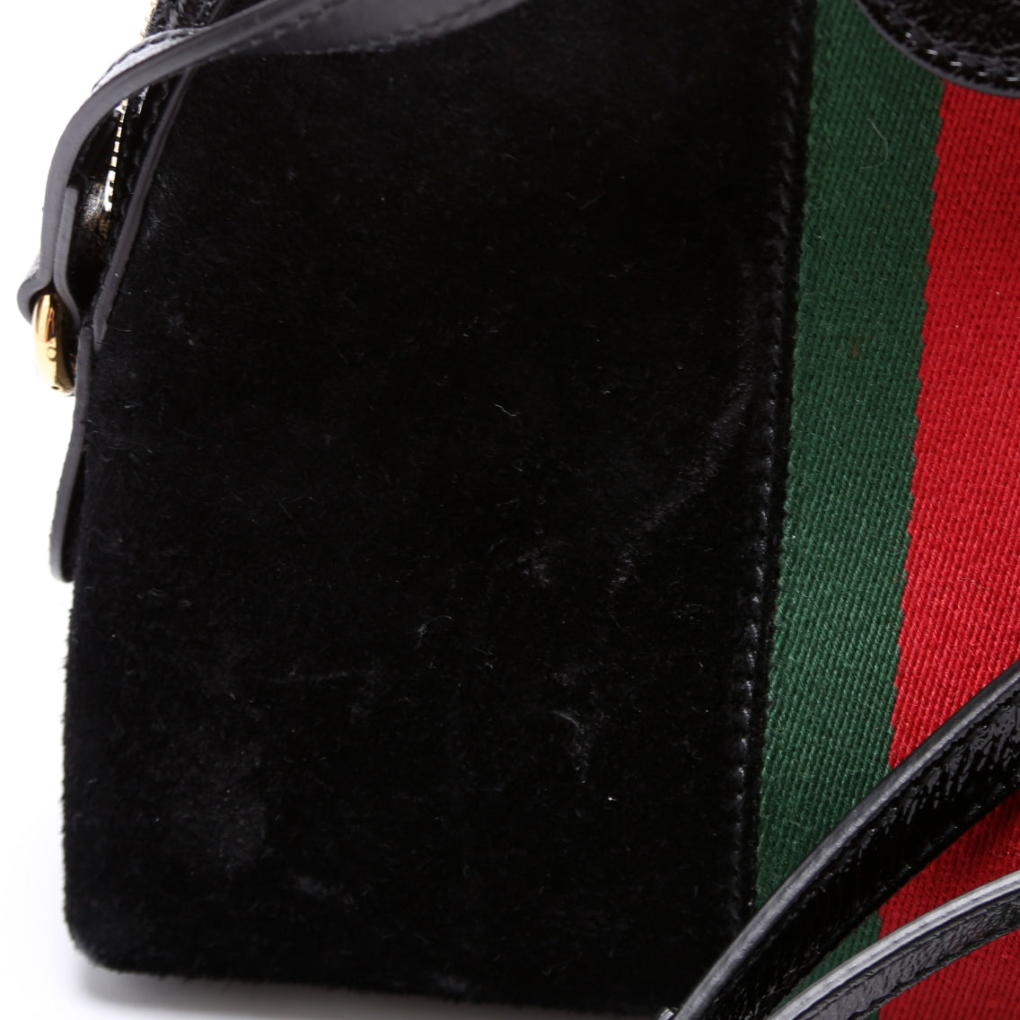 499621 Ophidia GG Suede Crossbody