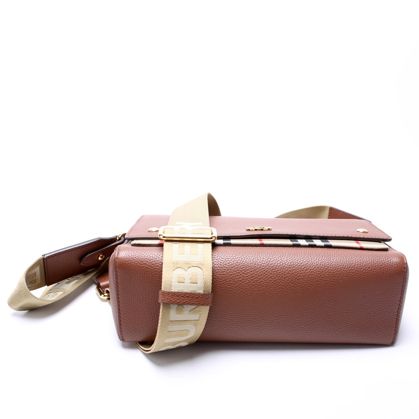 Note Crossbody Leather/Vintage Check