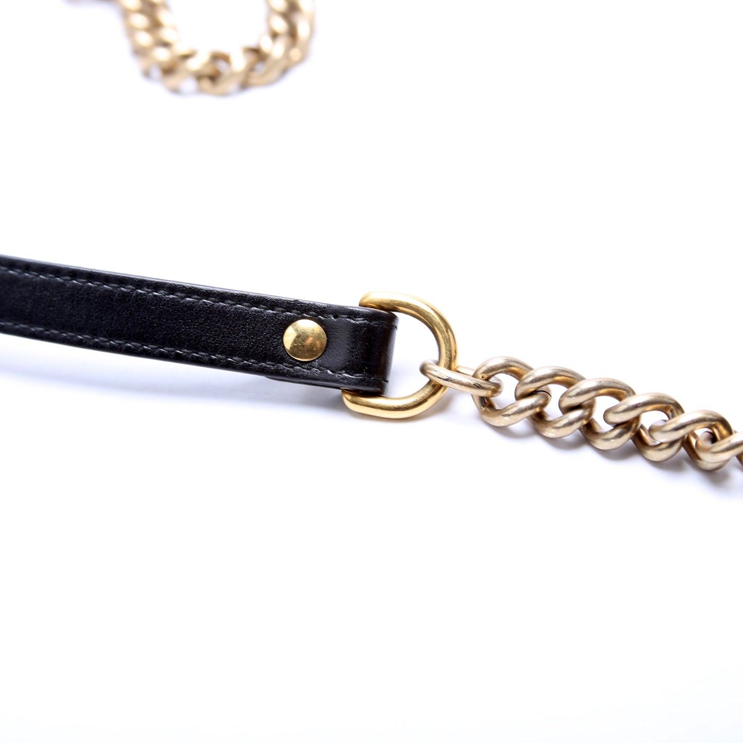 443497 Marmont Leather Shoulder Small Flap Black