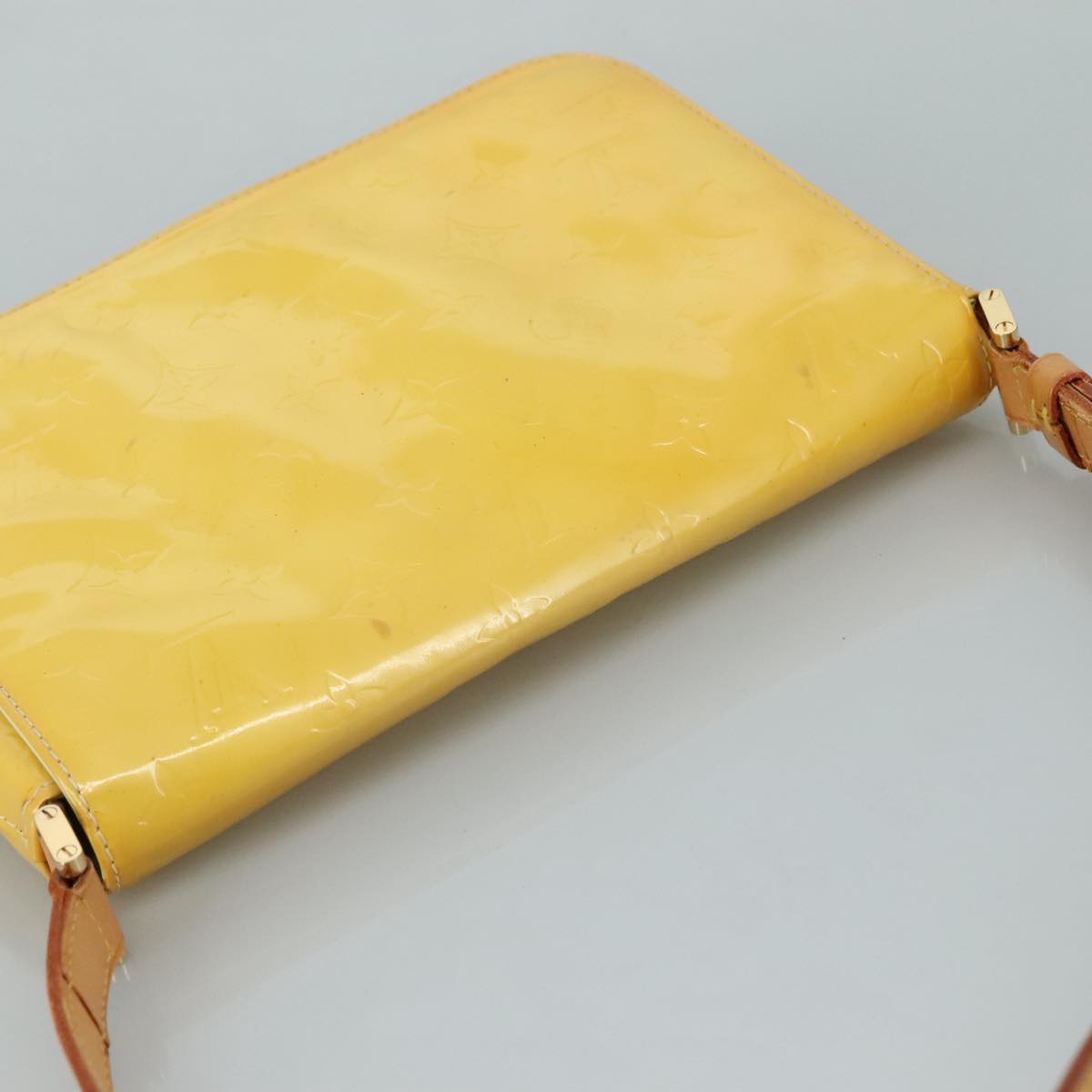 Louis Vuitton Thompson Street Yellow Patent Leather Shoulder Bag