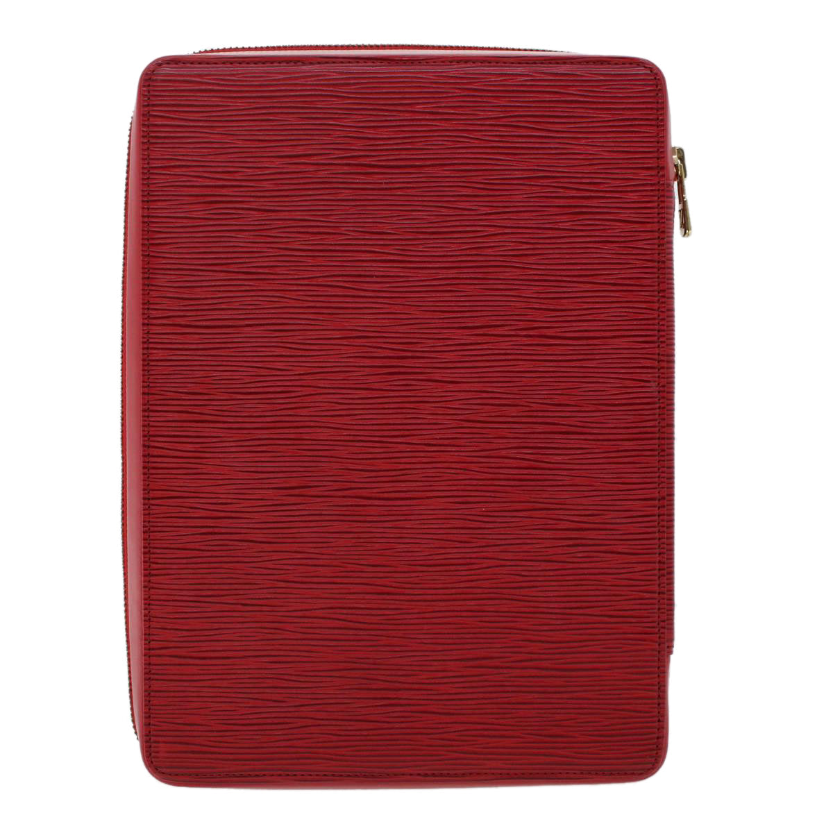Louis Vuitton Pochette Red Leather Clutch Bag