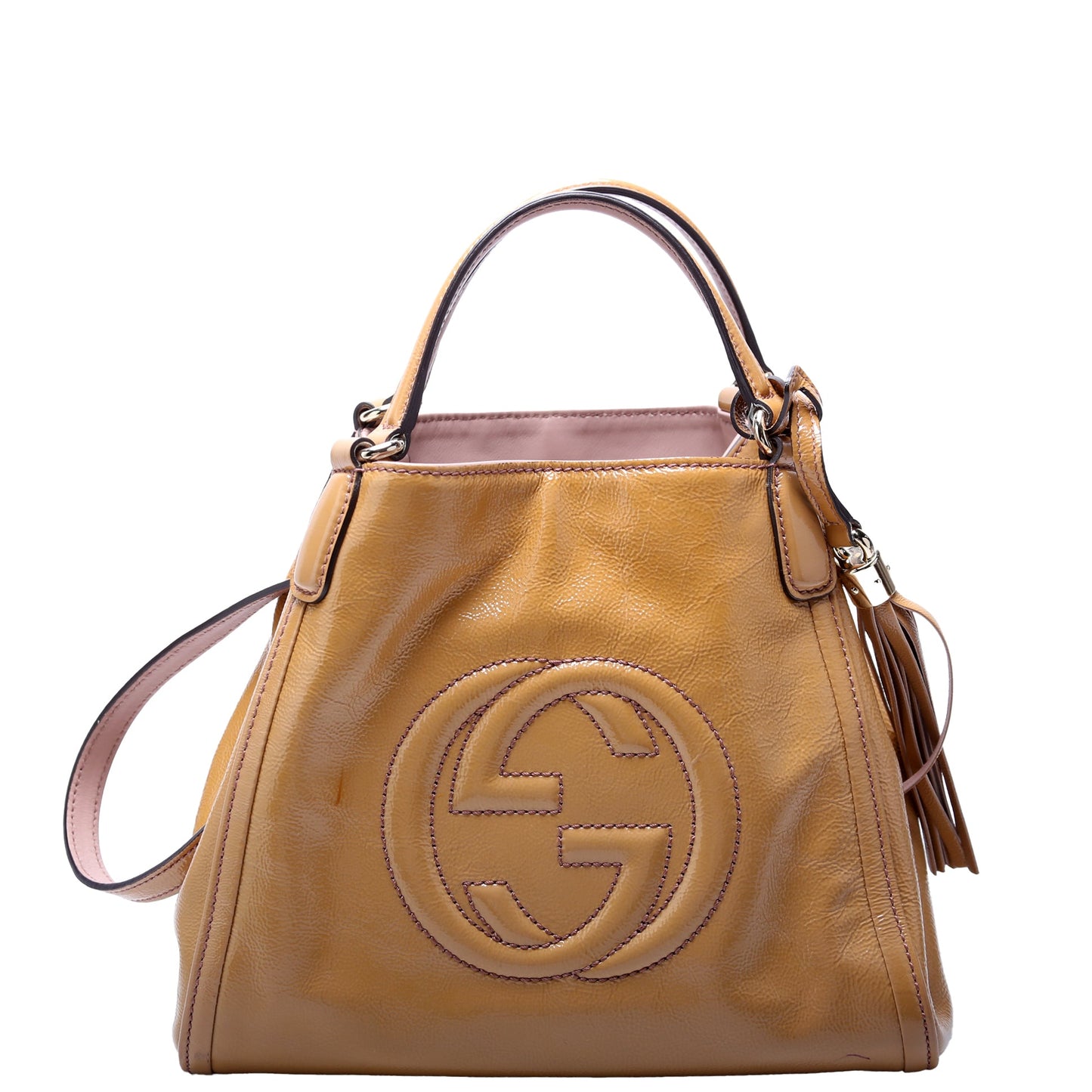 336751 Soho Patent Leather Shoulder