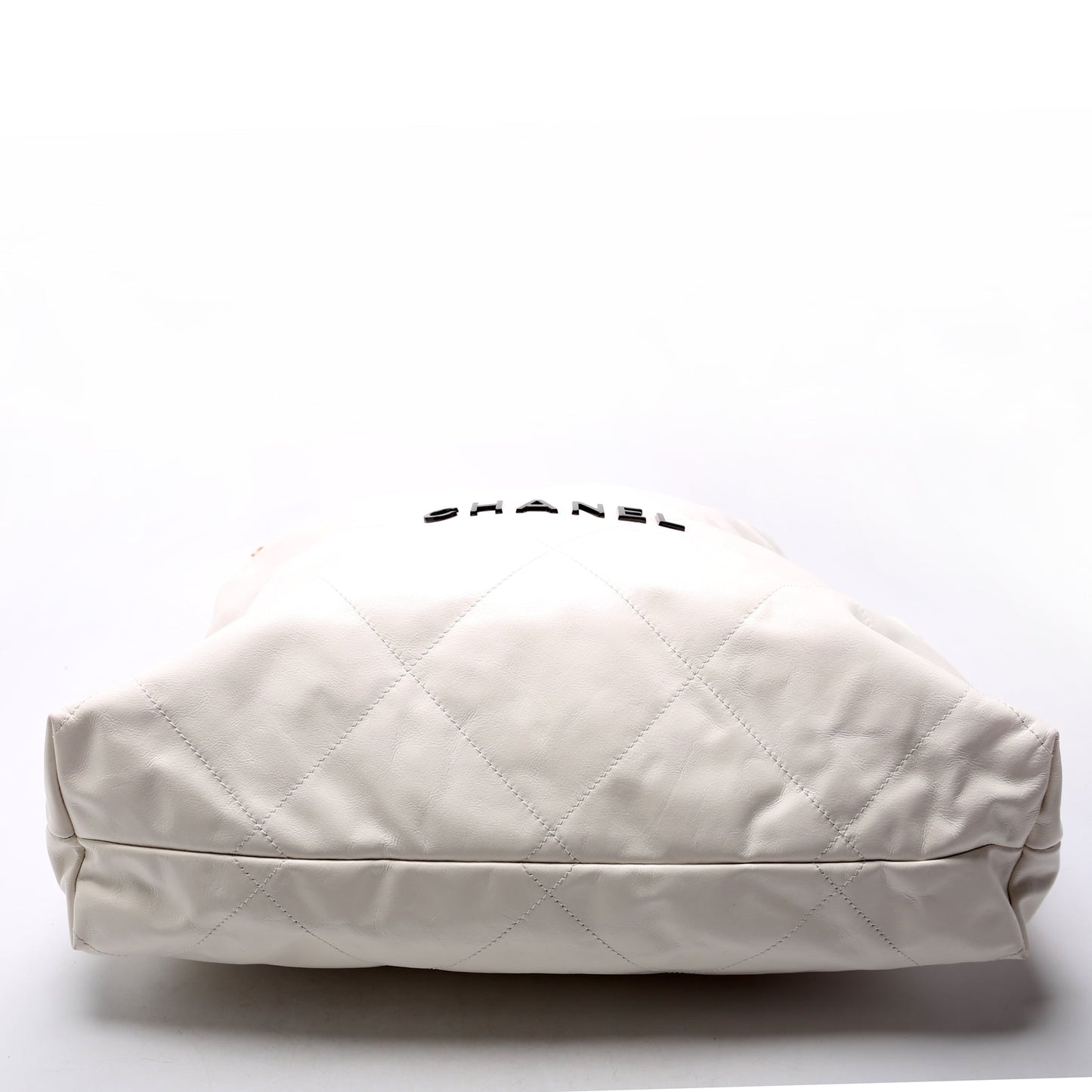 Chanel 22 Quilted Large Hobo White