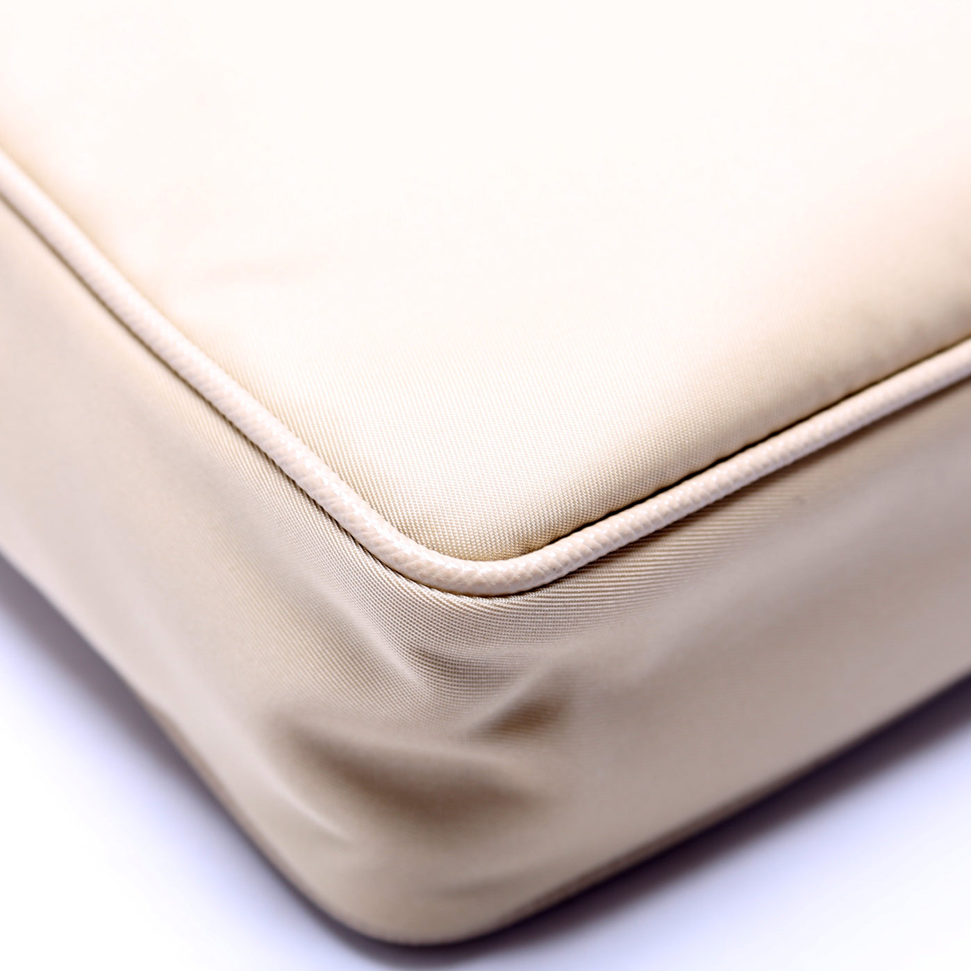 2VH112 Re-Nylon/Saffiano Leather Shoulder Gold