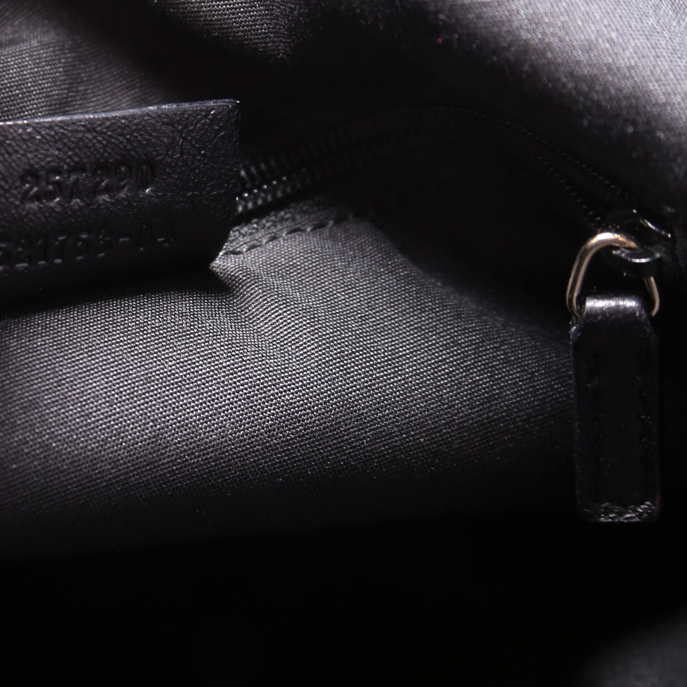 257290 Full Moon Guccissima Tote Black