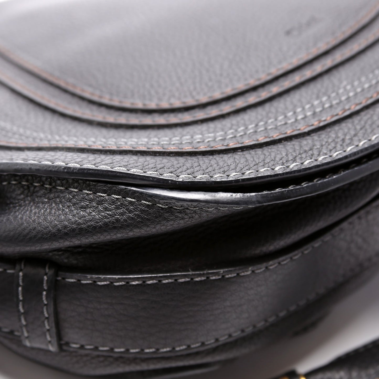 Marcie Saddle Bag Crossbody Medium Black