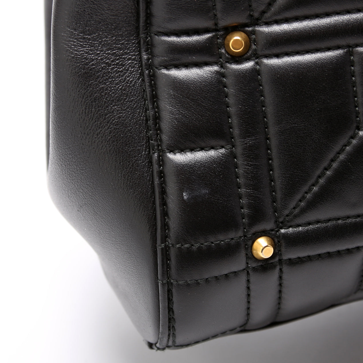 443505 Marmont Studded Top Handle Black