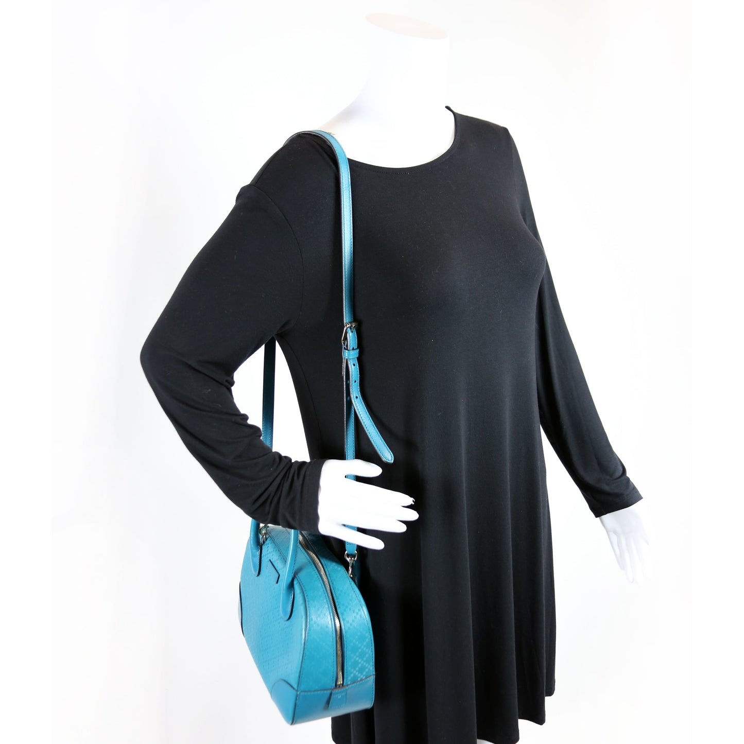 354224 Diamante Satchel Teal