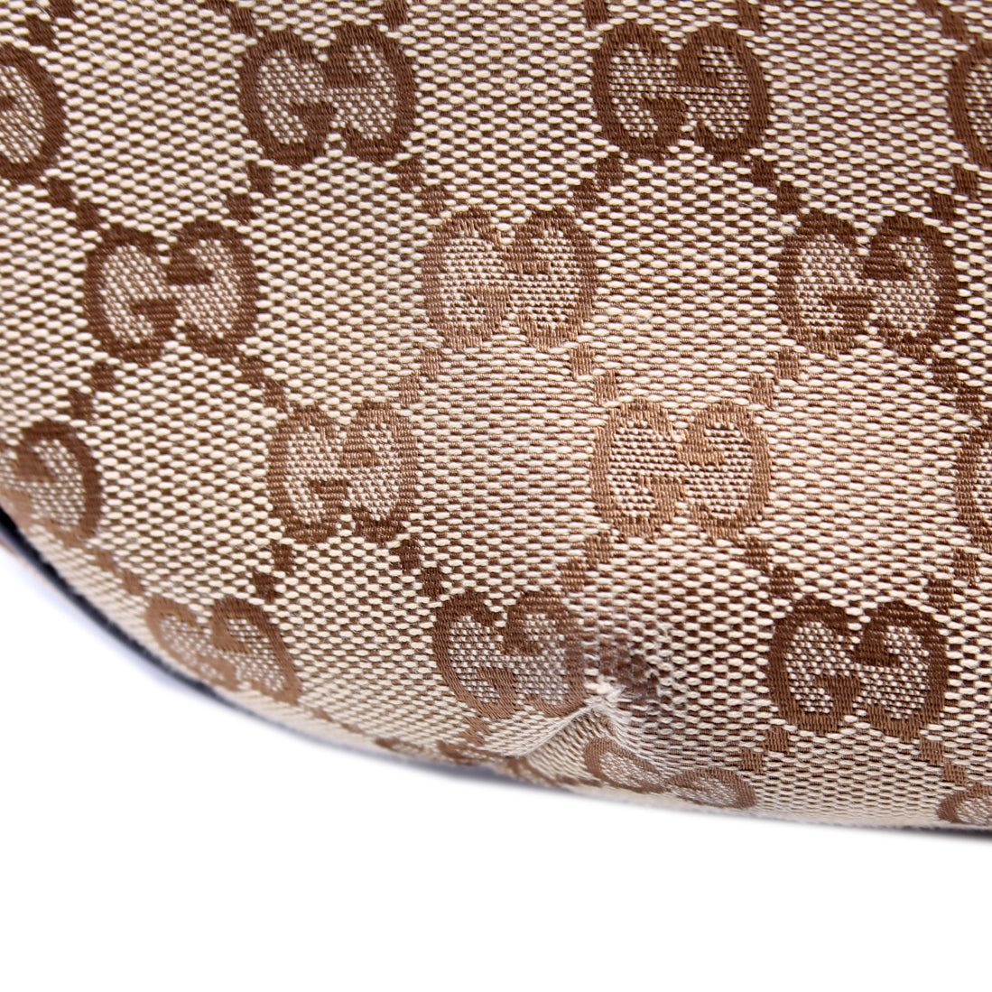 233604 GG Canvas New Ladies Web Large Hobo