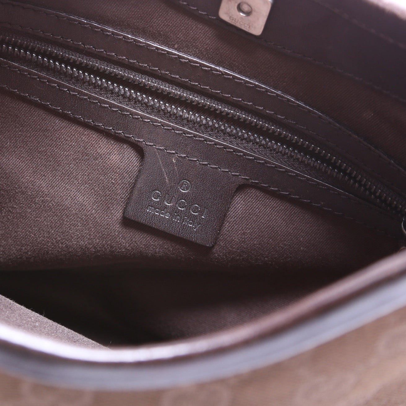 107752 GG Canvas Small Hobo Brown