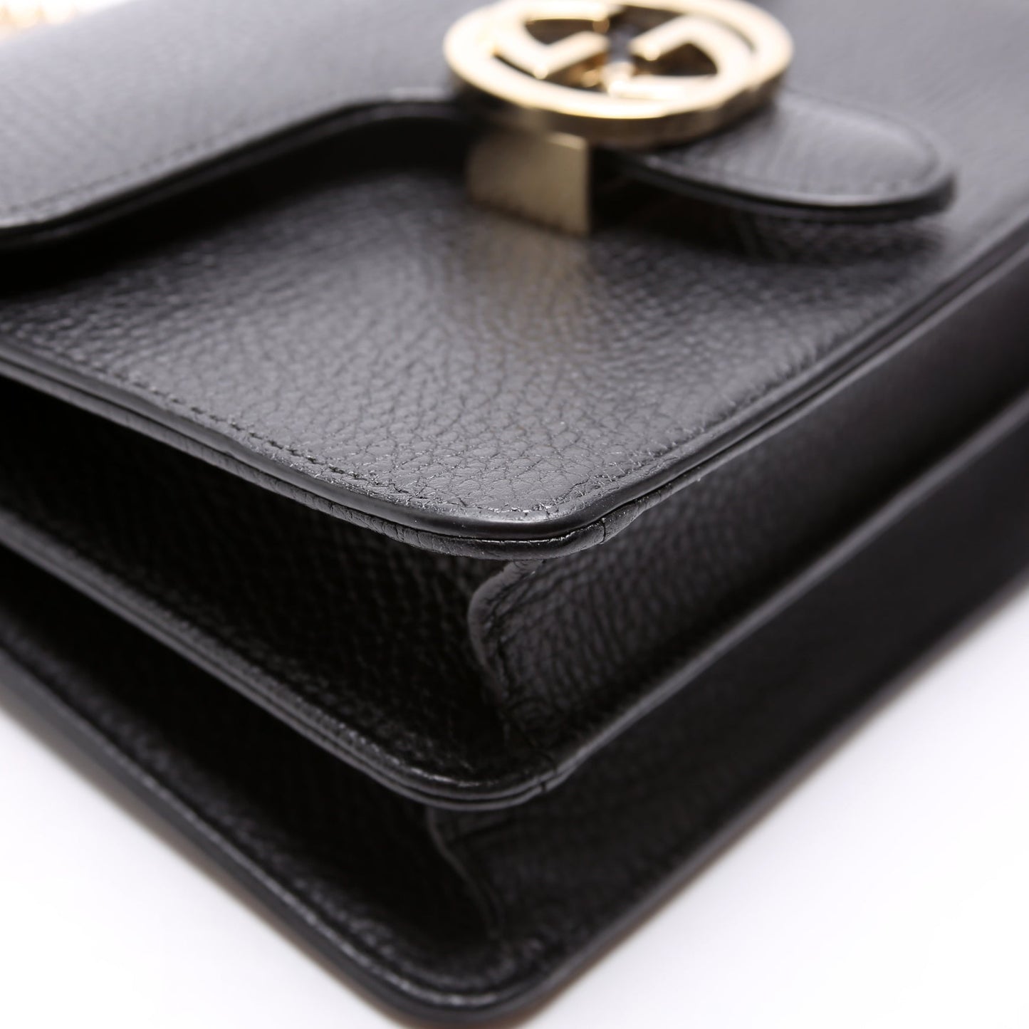 510304 Interlocking Small Crossbody Black