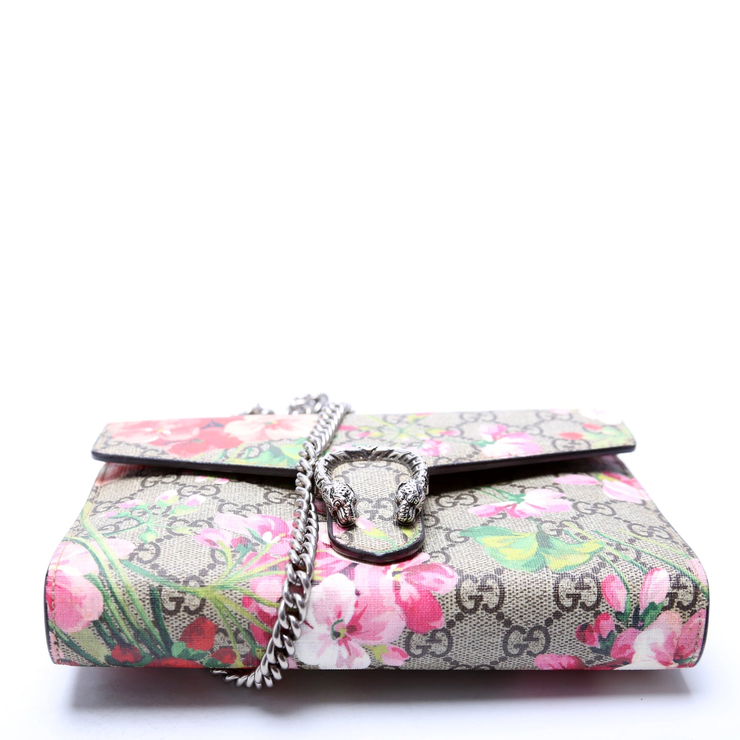 401231 Dionysus GG Blooms Mini Wallet Beige/Pink