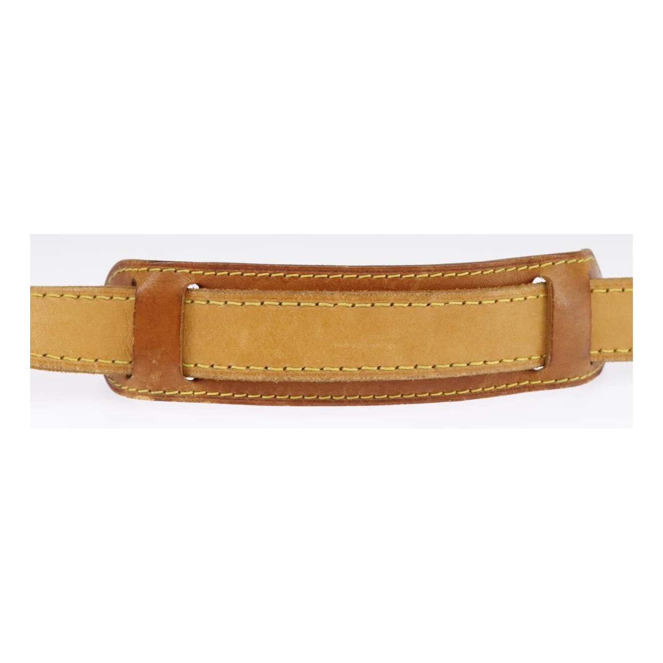 Louis Vuitton Shoulder Strap Beige Leather Bag Jewelry