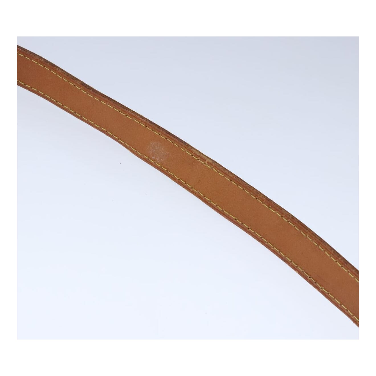 Louis Vuitton Shoulder Strap Beige Leather Bag Jewelry