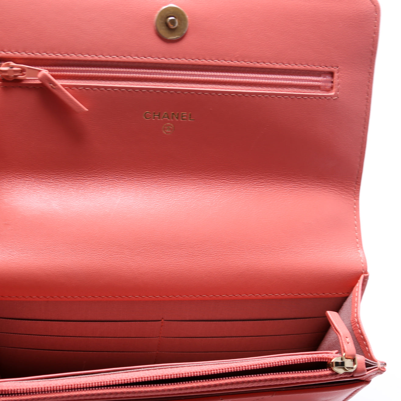 Chanel 19 WOC Quilted Lambskin 30M Pink