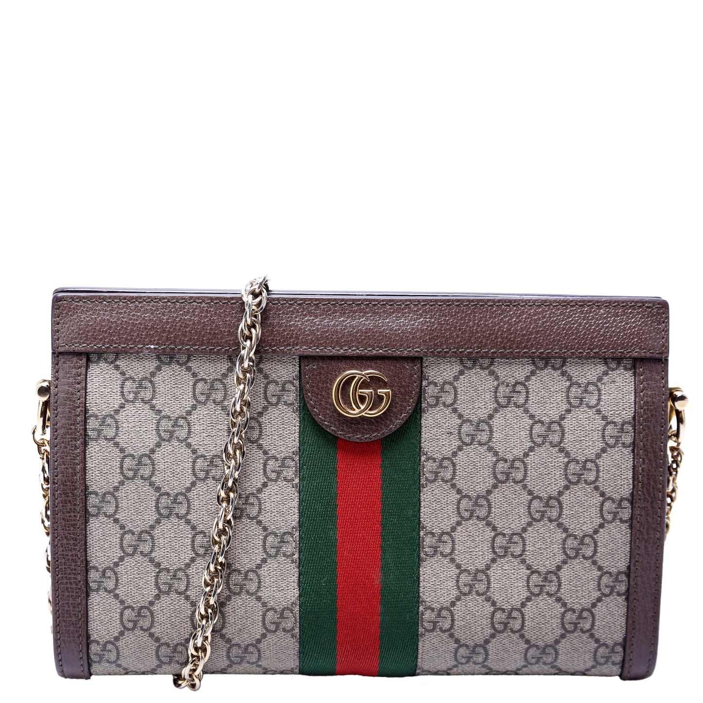 503877 GG Supreme Ophidia Small Chain Brown