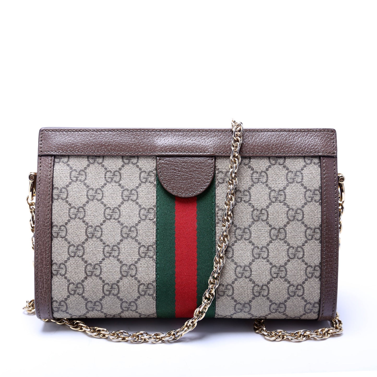 503877 GG Supreme Ophidia Small Chain Brown