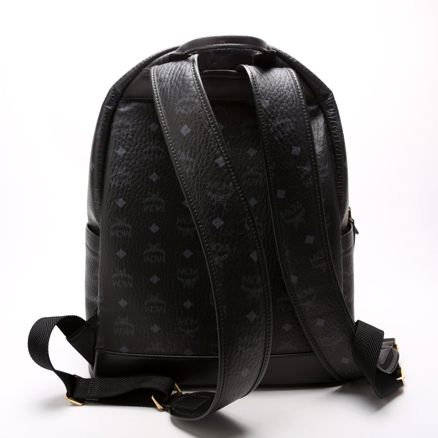 Studded Visetos Medium Dual Stark Backpack Black
