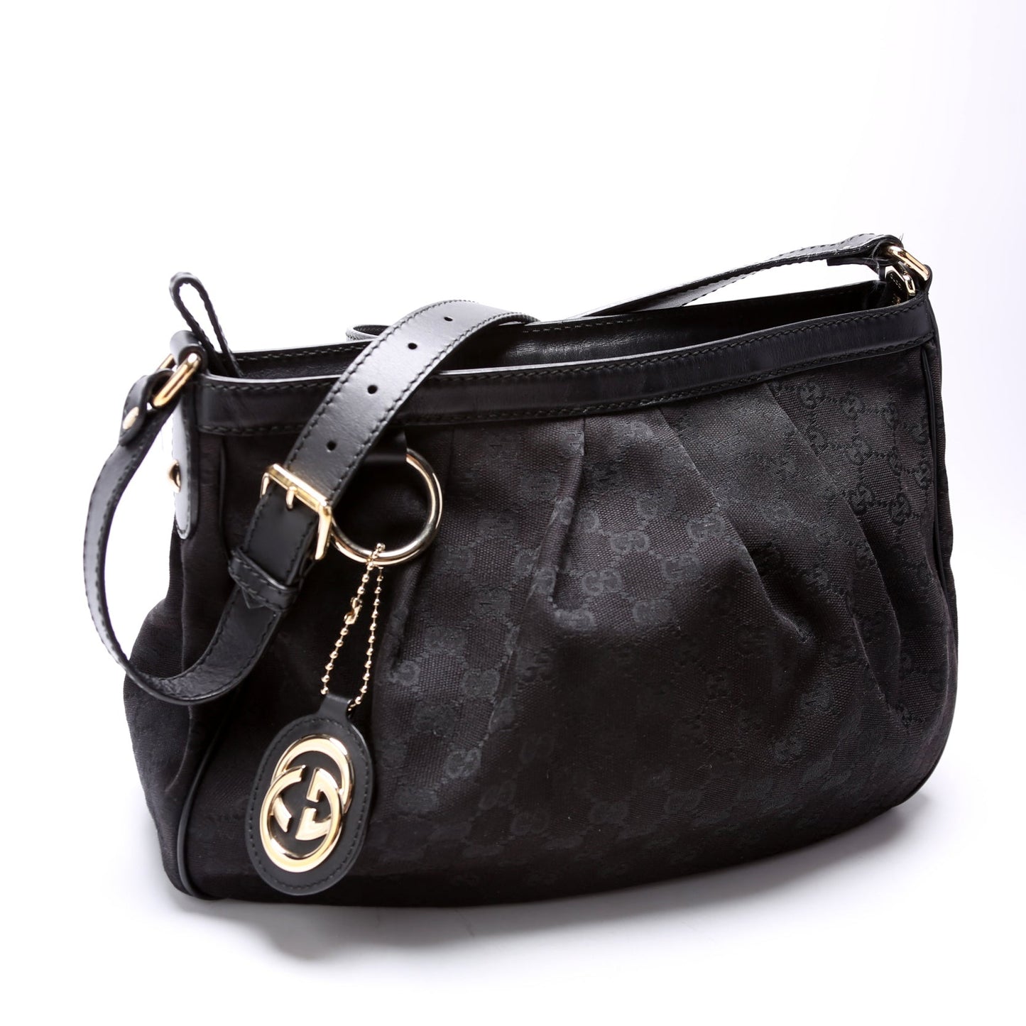 296834 GG Canvas Sukey Messenger Bag Black