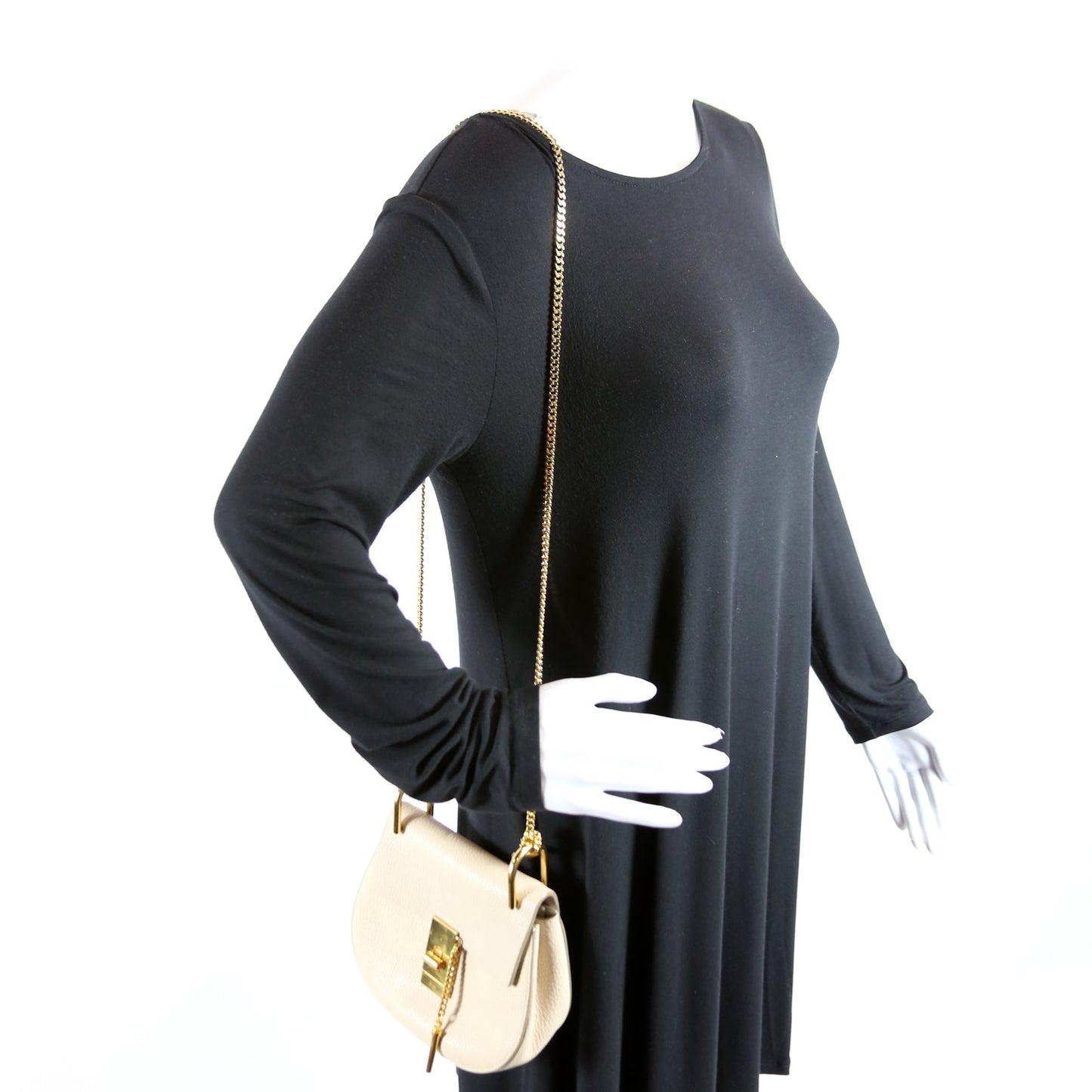 Drew Crossbody Mini Beige