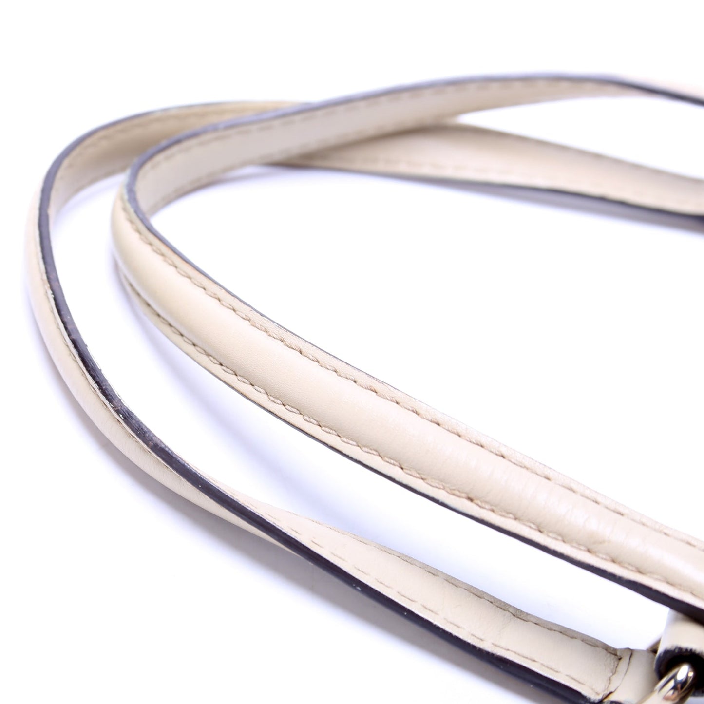 257063 Guccissima Mayfair Ribbon White