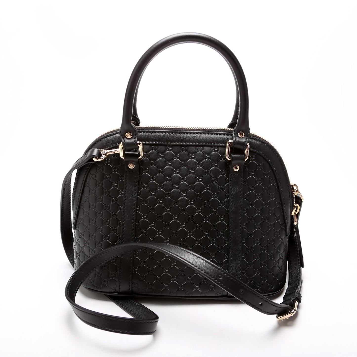 449654 Mini Dome Guccissima Black