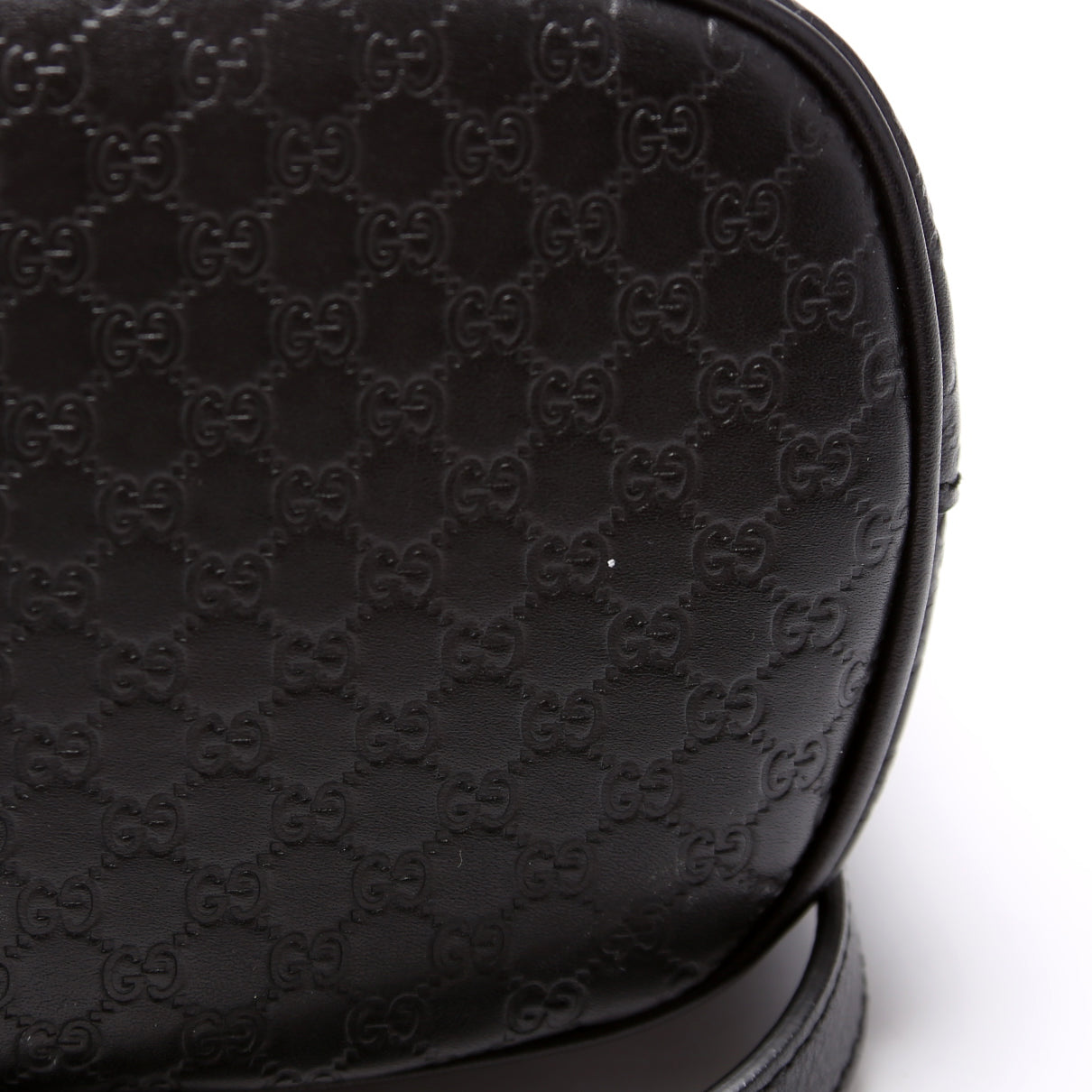 449654 Mini Dome Guccissima Black
