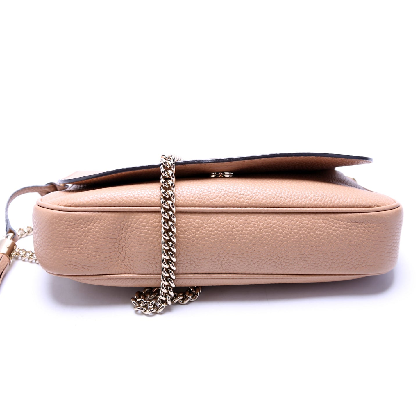 336752 Soho Chain Crossbody Medium Tan