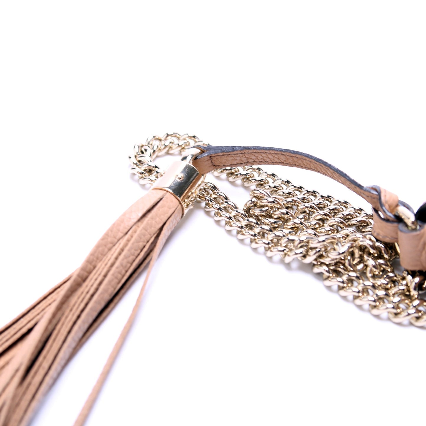 336752 Soho Chain Crossbody Medium Tan