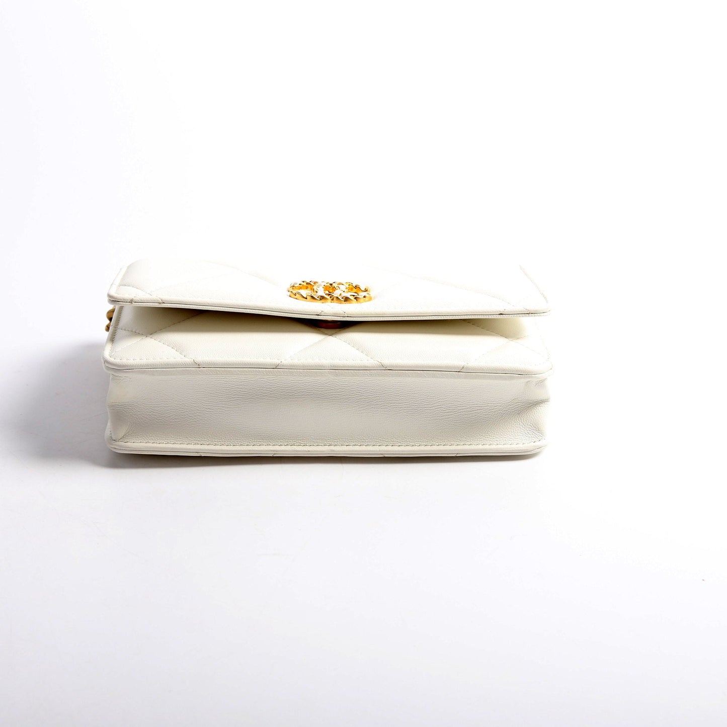 Chanel 19 WOC Quilted Lambskin 30M White