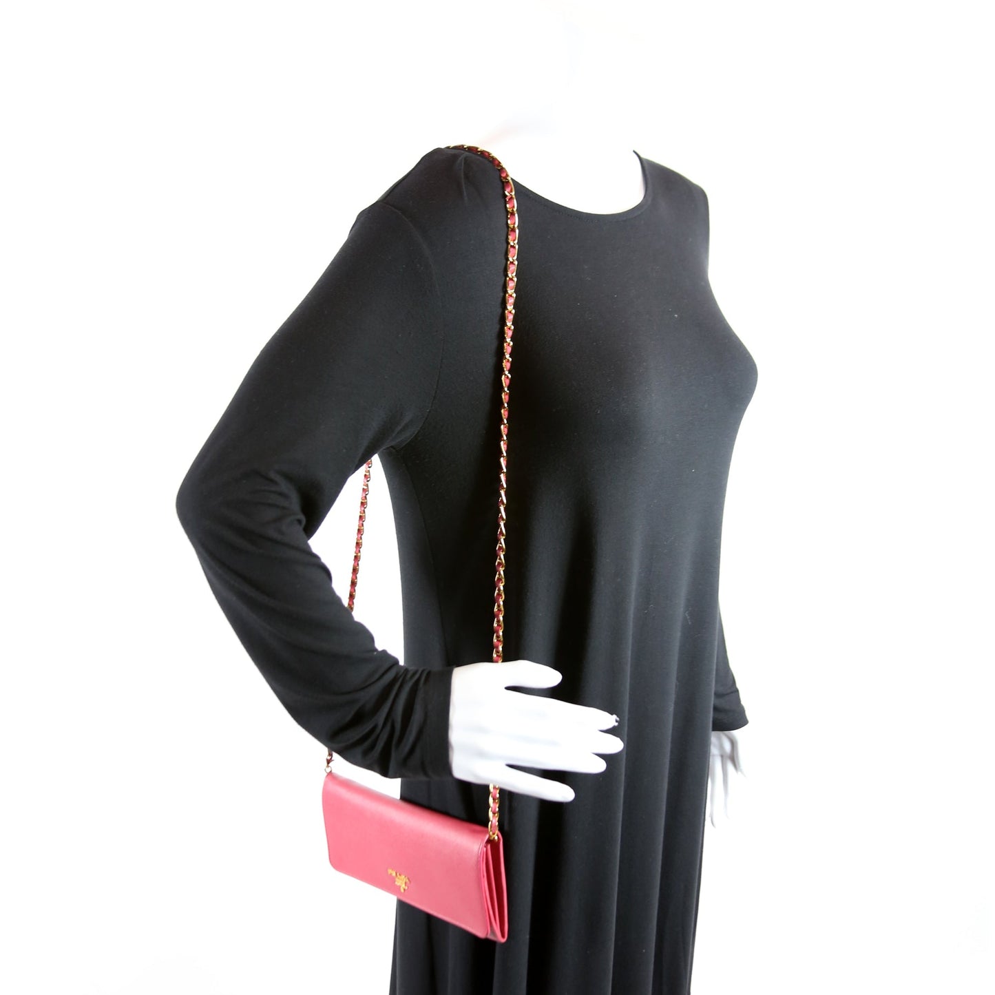 1M1290 Saffiano Oro WOC Pink